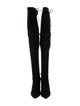 Stuart Weitzman Suede Lace-Up Boots