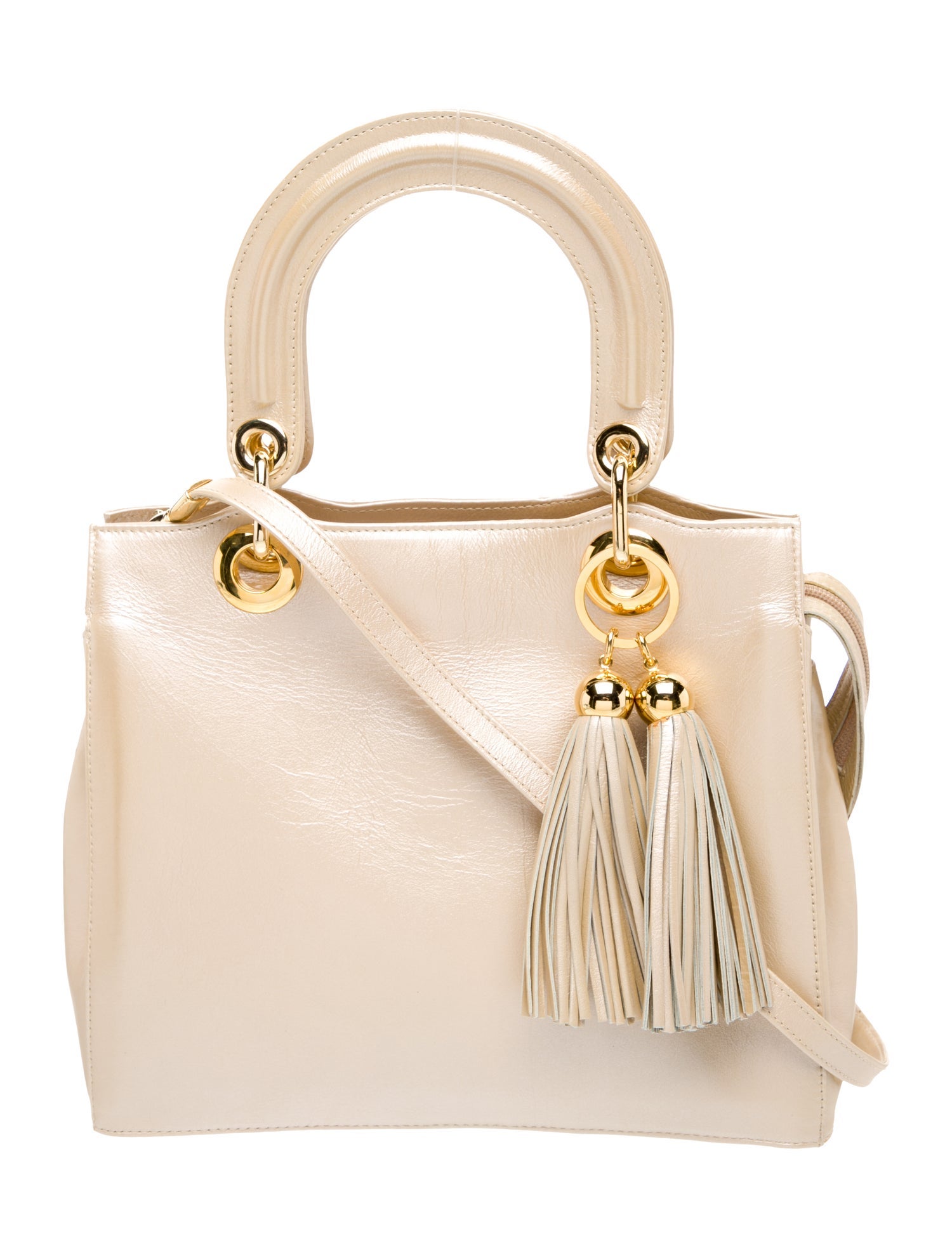 Stuart Weitzman Leather Top Handle Bag