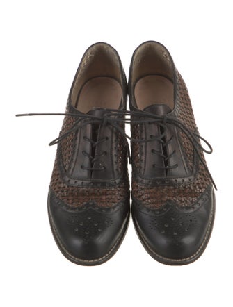 Stuart Weitzman Leather Oxfords