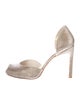 Stuart Weitzman Glitter Glitter Accents D'Orsay Pumps