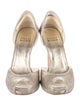Stuart Weitzman Glitter Glitter Accents D'Orsay Pumps