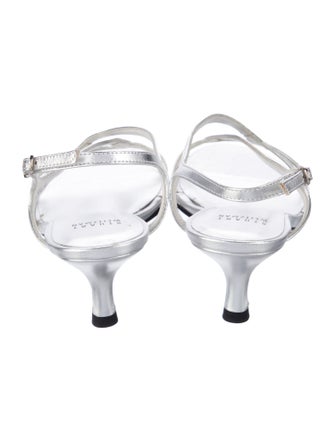 Stuart Weitzman Leather Slingback Sandals