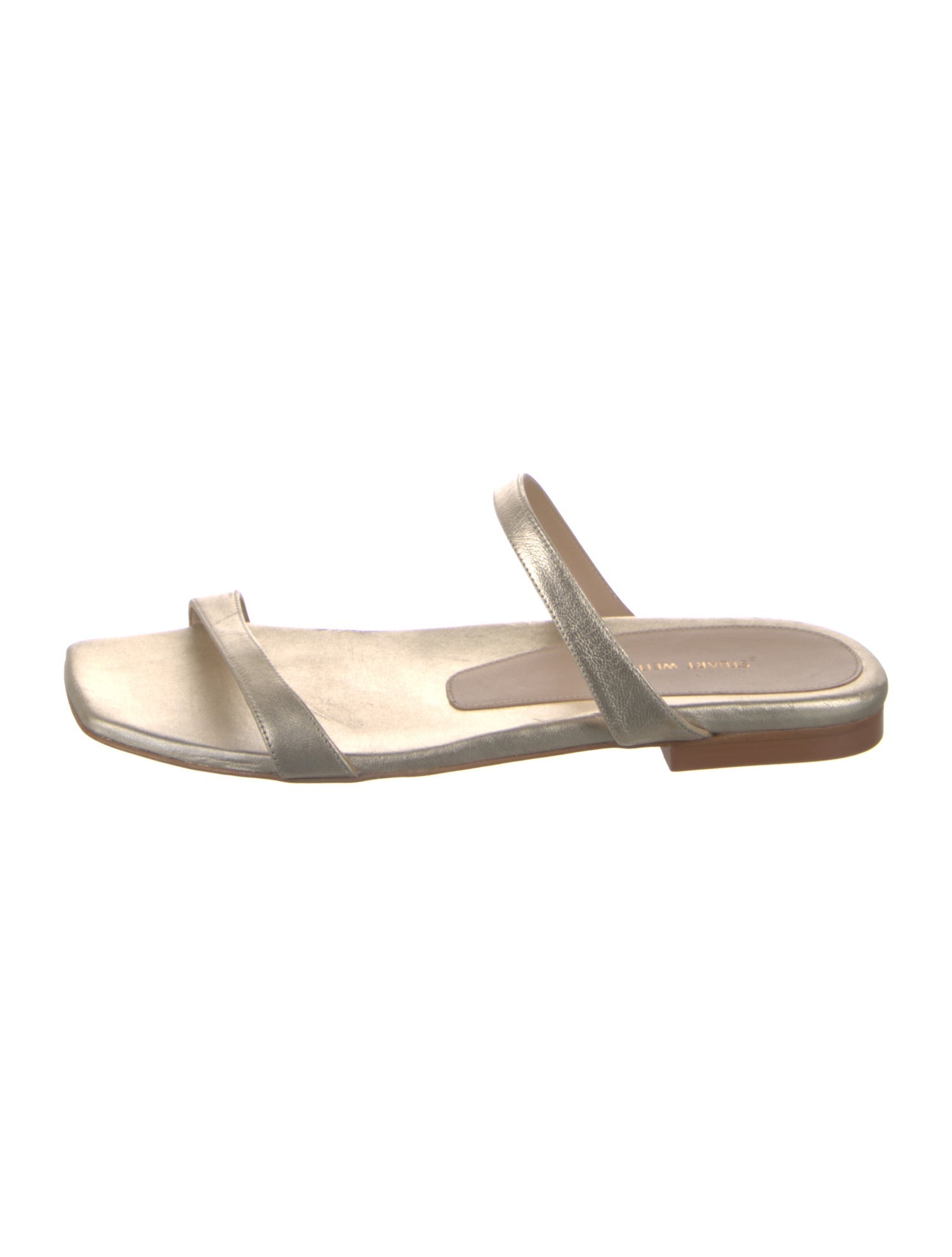 Stuart Weitzman Leather Slides