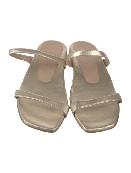 Stuart Weitzman Leather Slides