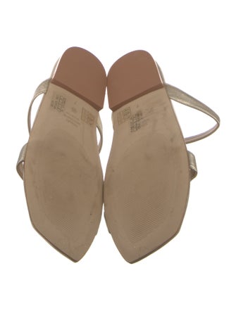 Stuart Weitzman Leather Slides