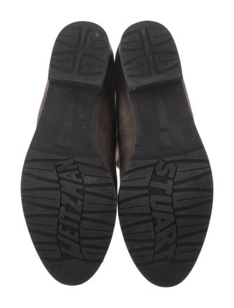 Stuart Weitzman Suede Lace-Up Boots