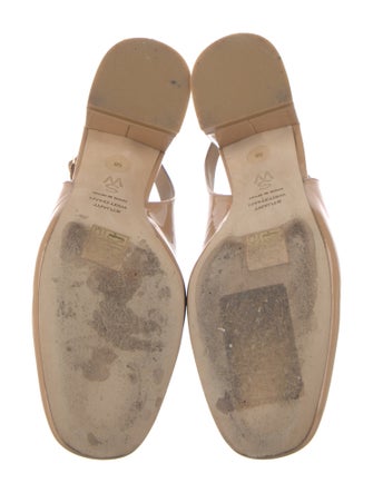 Stuart Weitzman Patent Leather Slingback Pumps