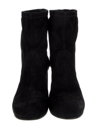 Stuart Weitzman Suede Sock Boots
