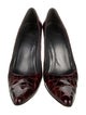 Stuart Weitzman Patent Leather Animal Print Pumps