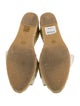 Stuart Weitzman Canvas Bow Accents Espadrilles