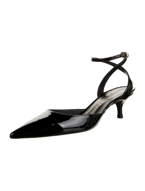 Stuart Weitzman Patent Leather Slingback Pumps