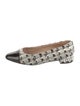 Stuart Weitzman Tweed Printed Ballet Flats