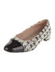 Stuart Weitzman Tweed Printed Ballet Flats