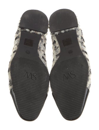 Stuart Weitzman Tweed Printed Ballet Flats