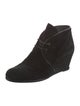 Stuart Weitzman Suede Lace-Up Boots