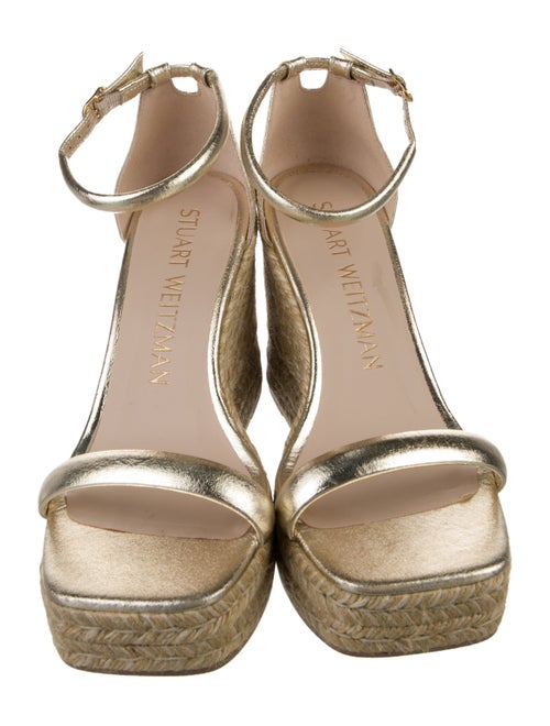 Stuart Weitzman Leather Espadrilles