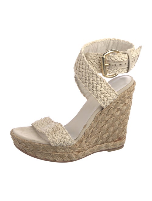 Stuart Weitzman Jute Braided Accents Espadrilles