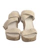 Stuart Weitzman Jute Braided Accents Espadrilles
