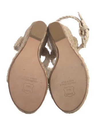 Stuart Weitzman Jute Braided Accents Espadrilles