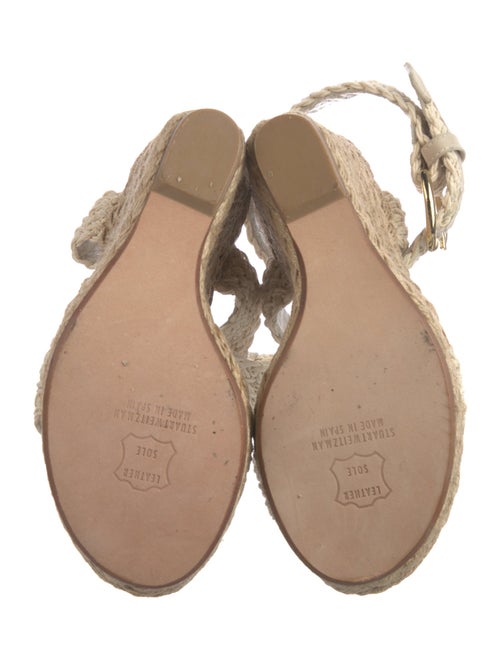 Stuart Weitzman Jute Braided Accents Espadrilles