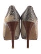 Stuart Weitzman Snakeskin Animal Print Pumps
