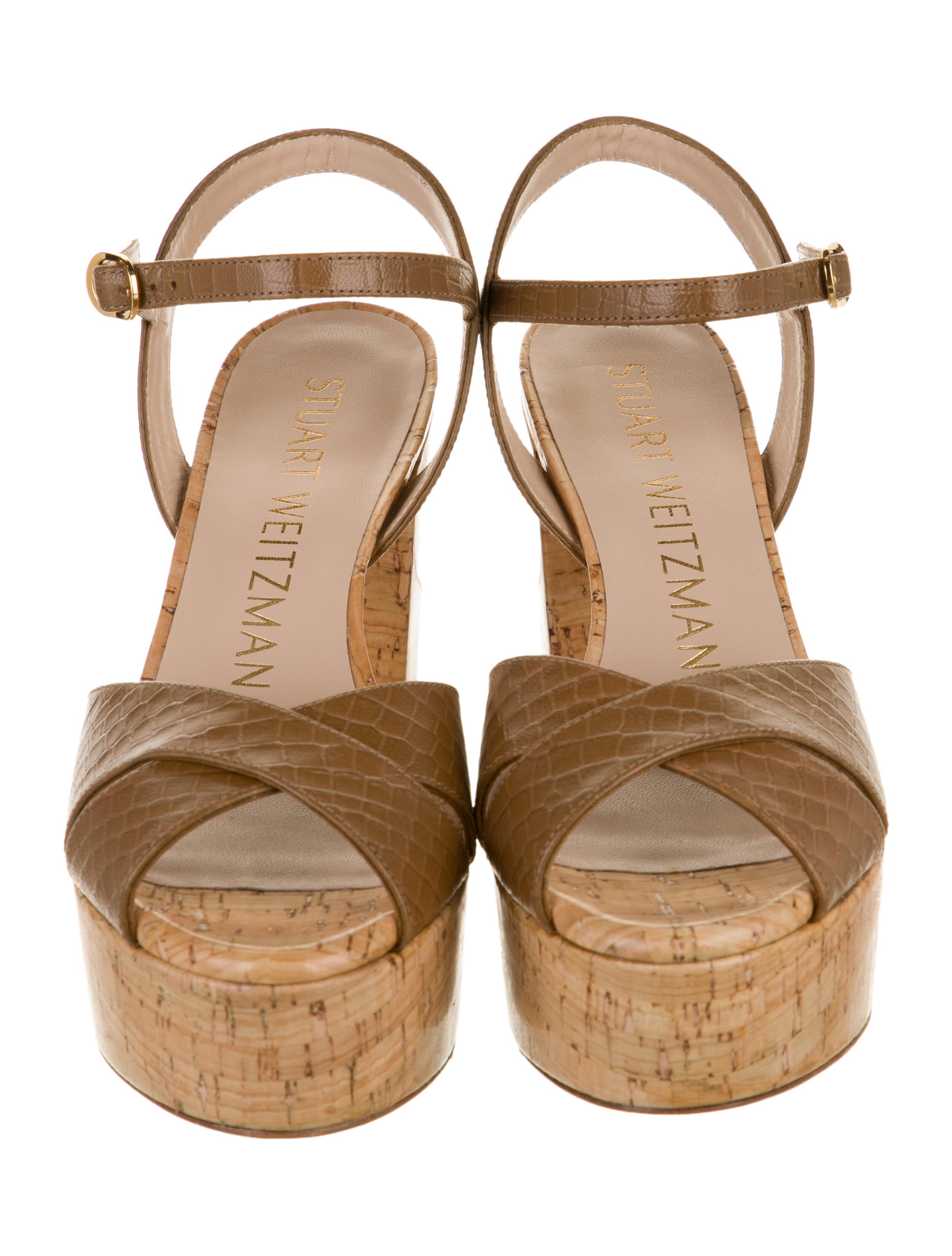 Stuart Weitzman Animal Print Slingback Pumps