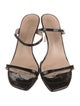 Stuart Weitzman Patent Leather Slides