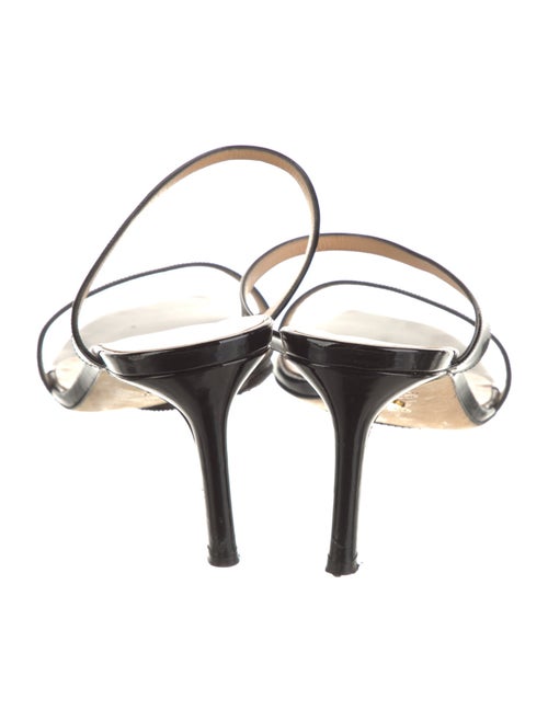 Stuart Weitzman Patent Leather Slides