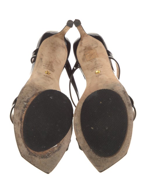 Stuart Weitzman Patent Leather Slides