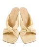 Stuart Weitzman Straw Slides