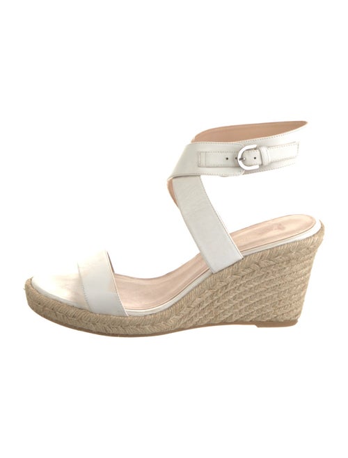 Stuart Weitzman Leather Espadrilles