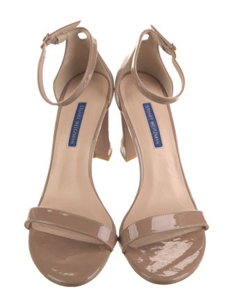 Stuart Weitzman Patent Leather Sandals