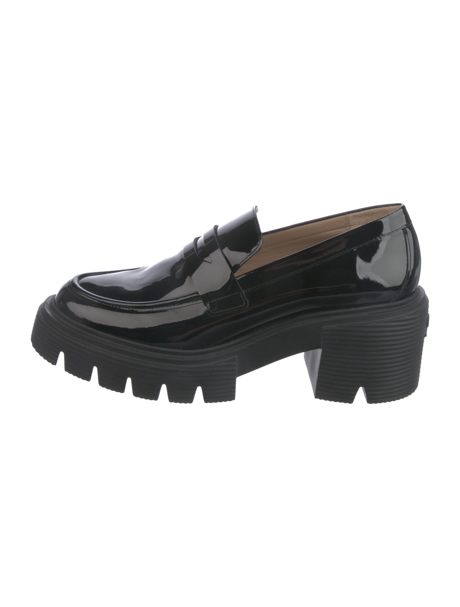 Stuart Weitzman Patent Leather Loafers