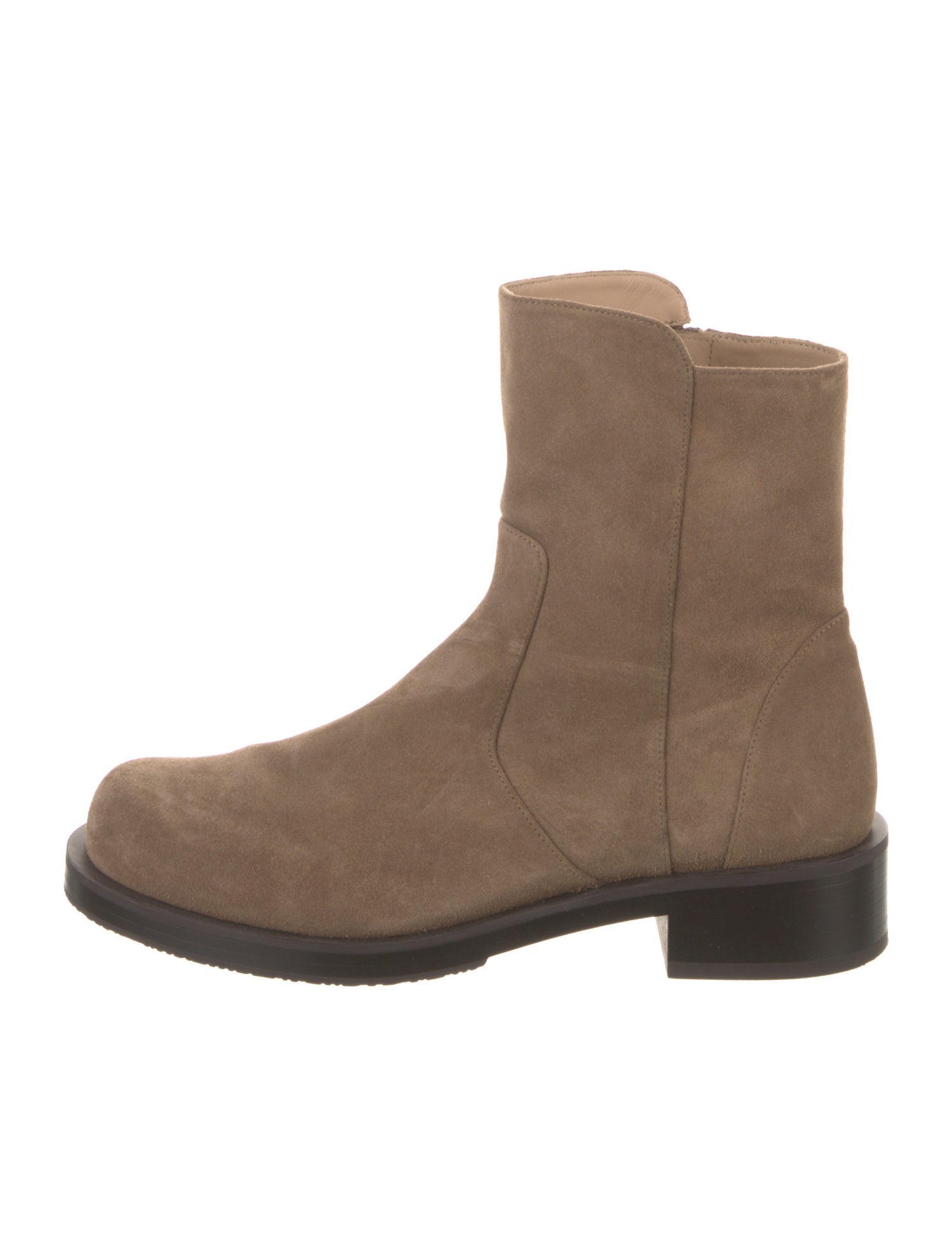 Stuart Weitzman Suede Moto Boots