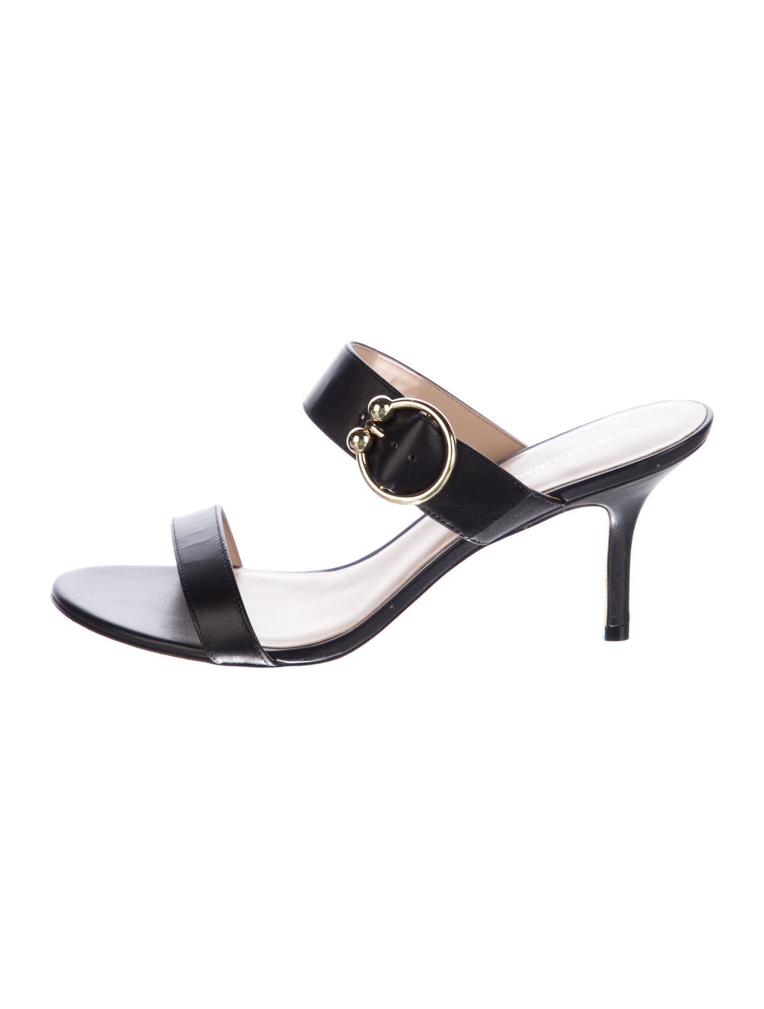 Stuart Weitzman Leather Slides w/ Tags