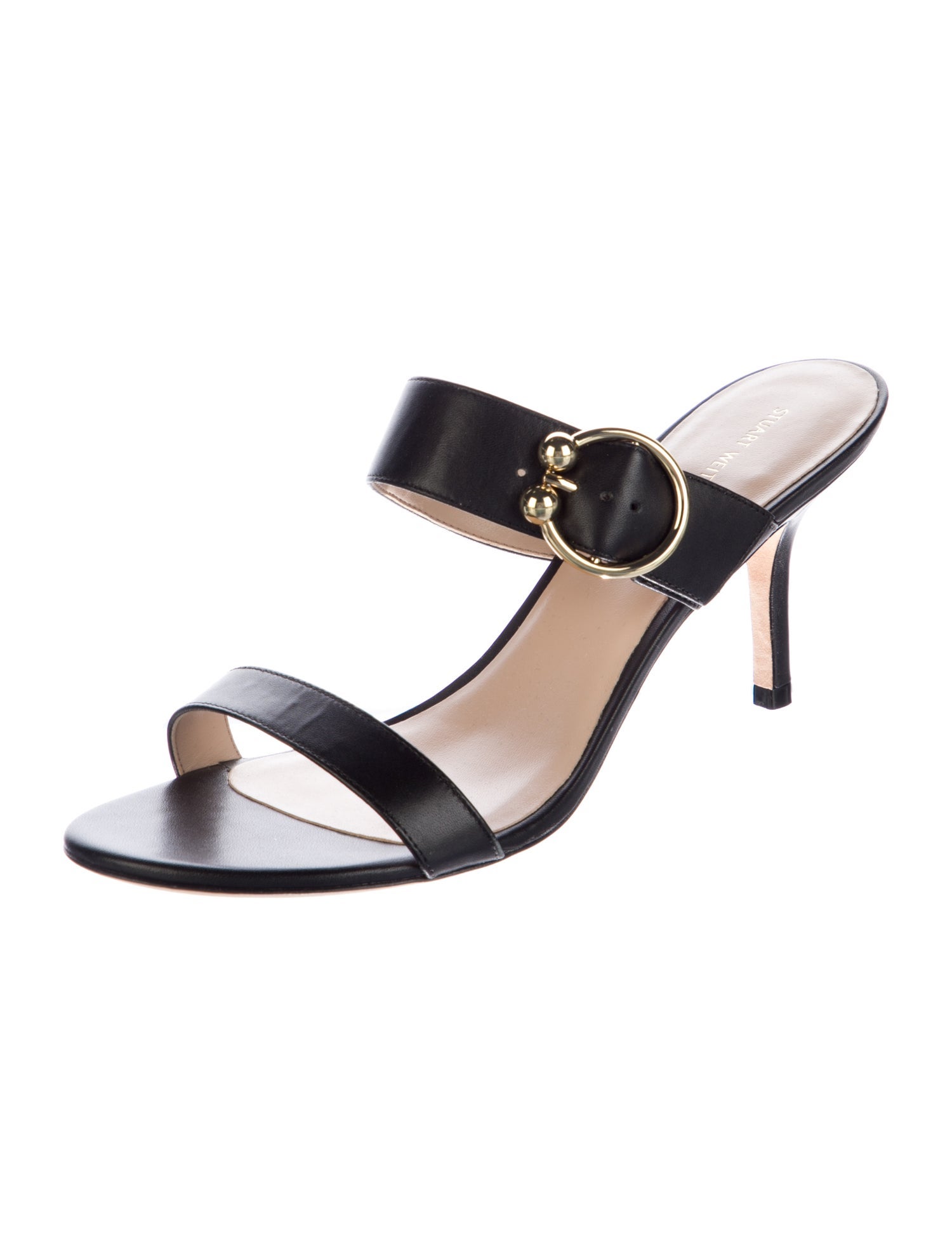 Stuart Weitzman Leather Slides w/ Tags