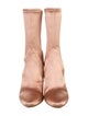 Stuart Weitzman Satin Sock Boots