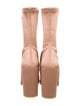 Stuart Weitzman Satin Sock Boots