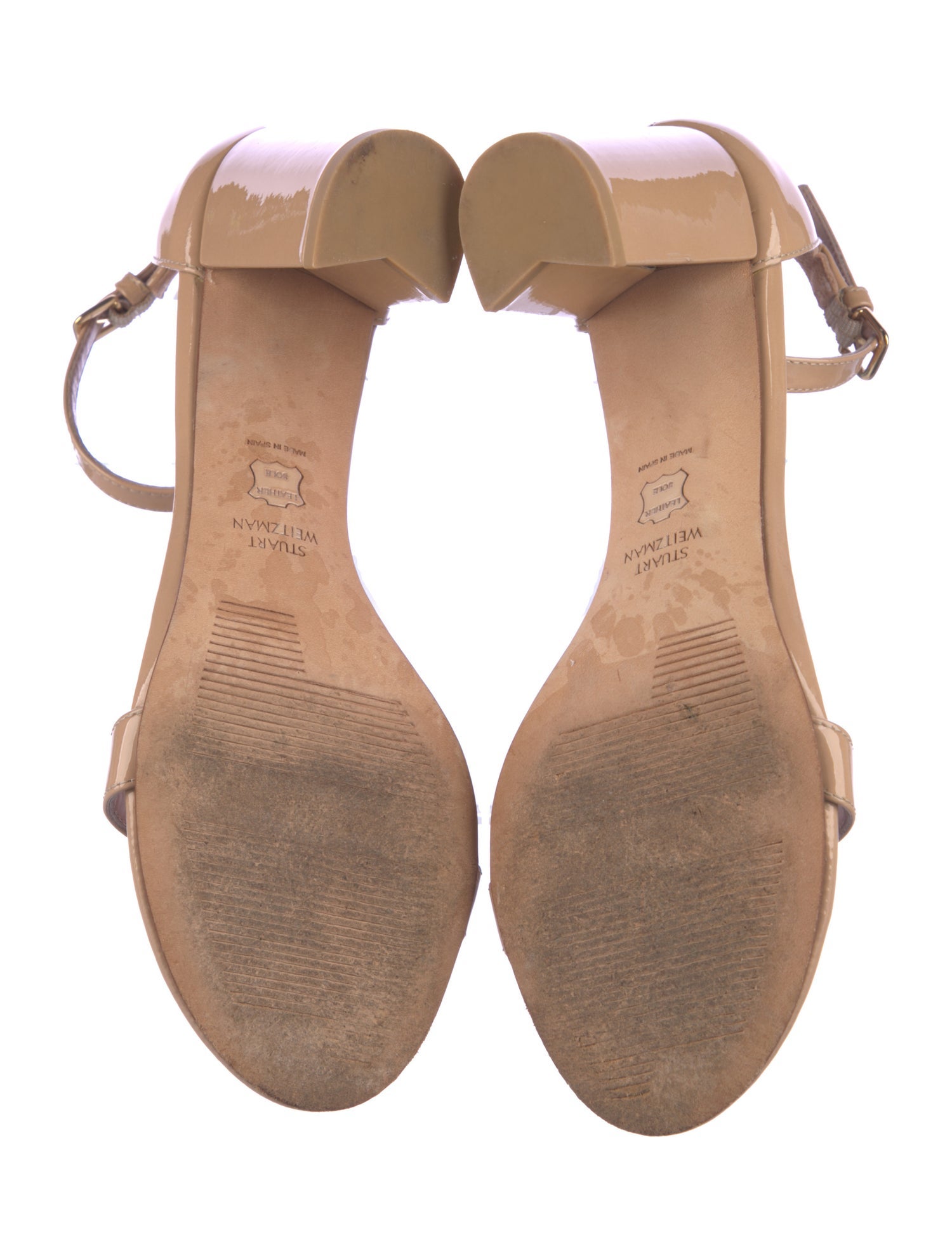 Stuart Weitzman Patent Leather Sandals