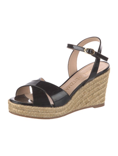 Stuart Weitzman Patent Leather Espadrilles