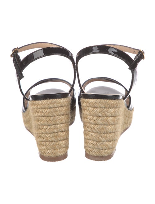 Stuart Weitzman Patent Leather Espadrilles