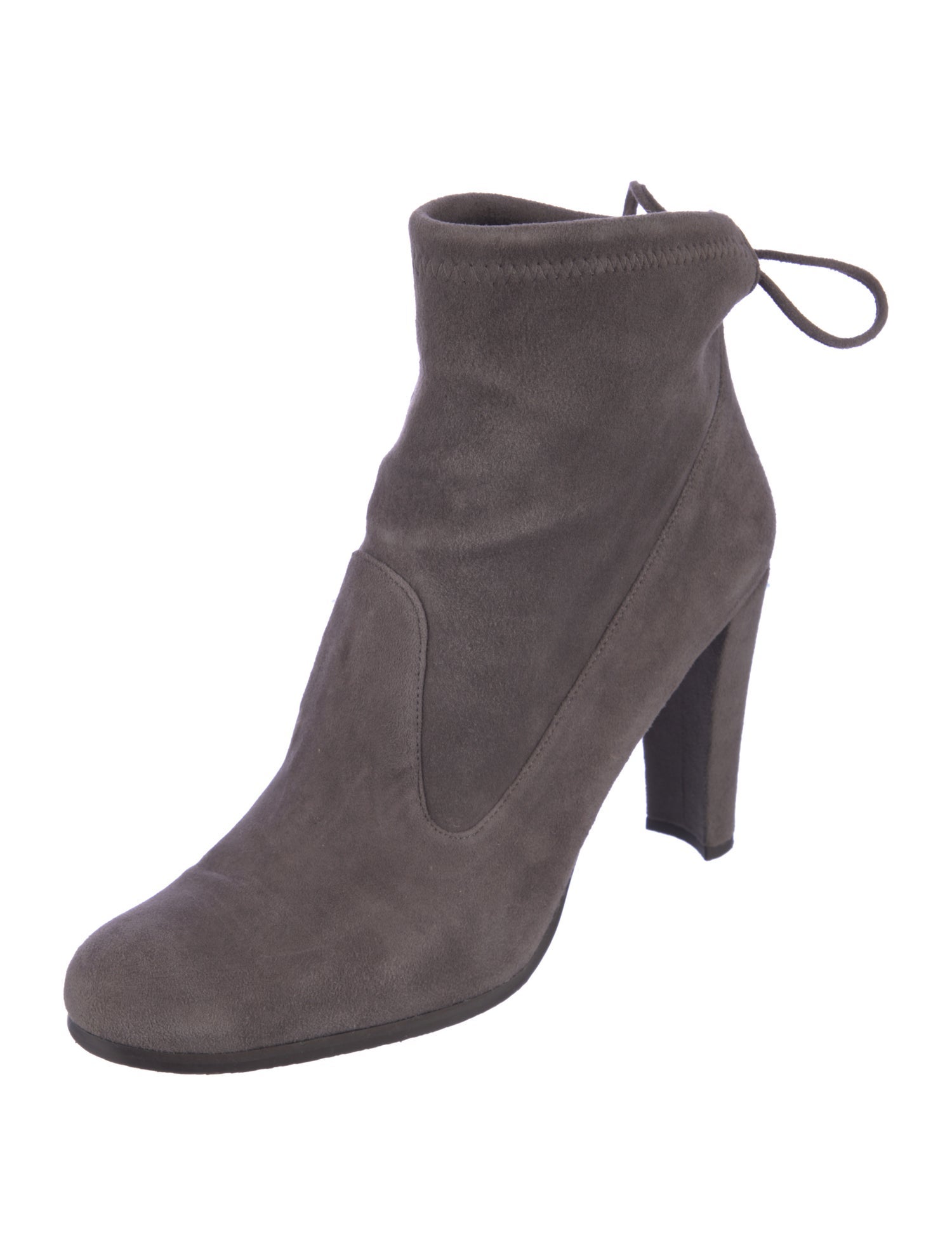 Stuart Weitzman Suede Lace-Up Boots