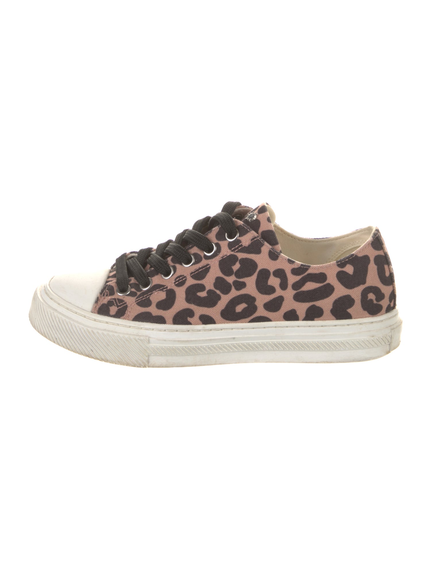 Stuart Weitzman Canvas Animal Print Sneakers