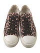 Stuart Weitzman Canvas Animal Print Sneakers