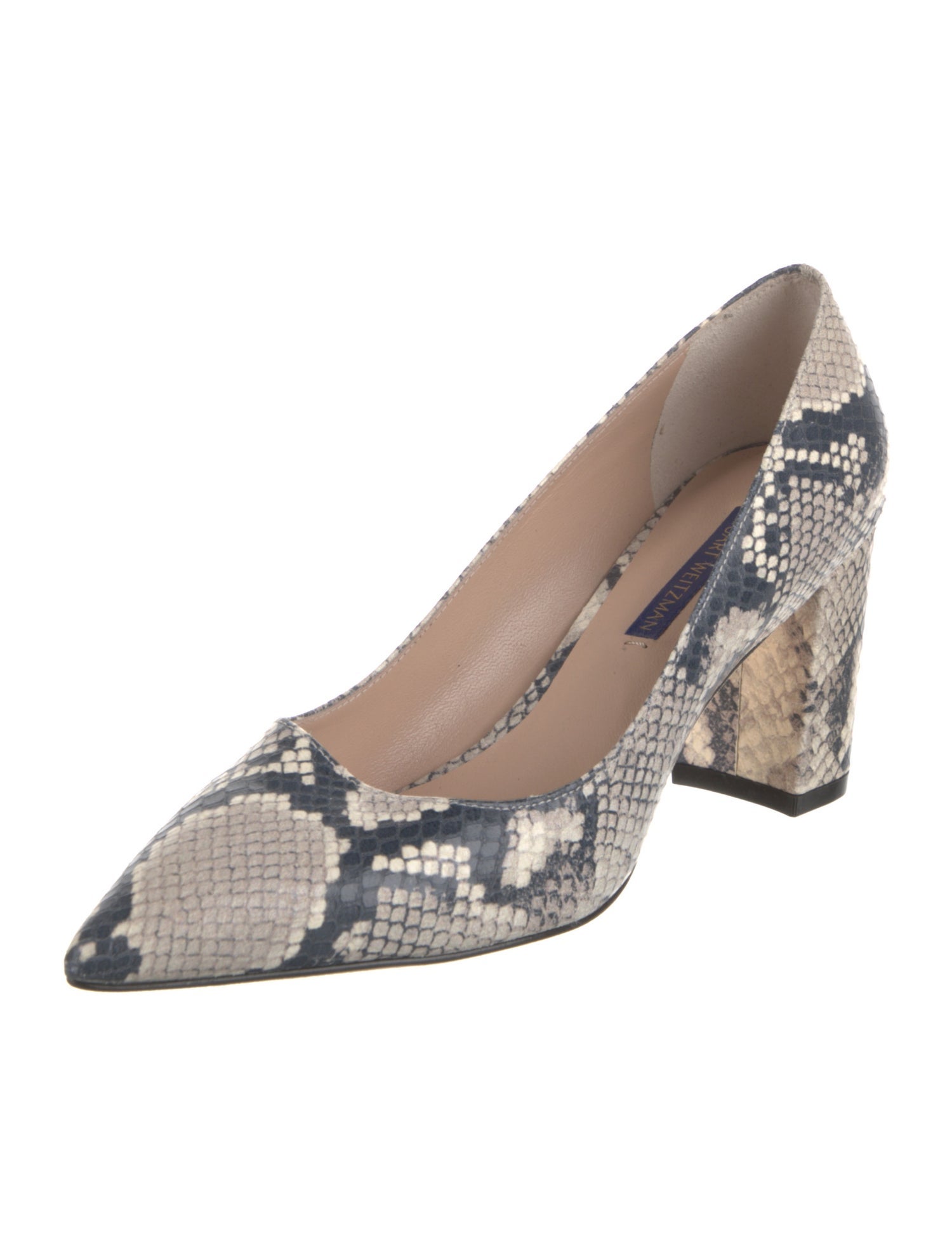 Stuart Weitzman Snakeskin Animal Print Pumps