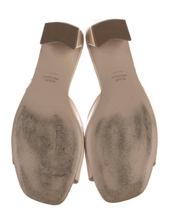 Stuart Weitzman Patent Leather Slides