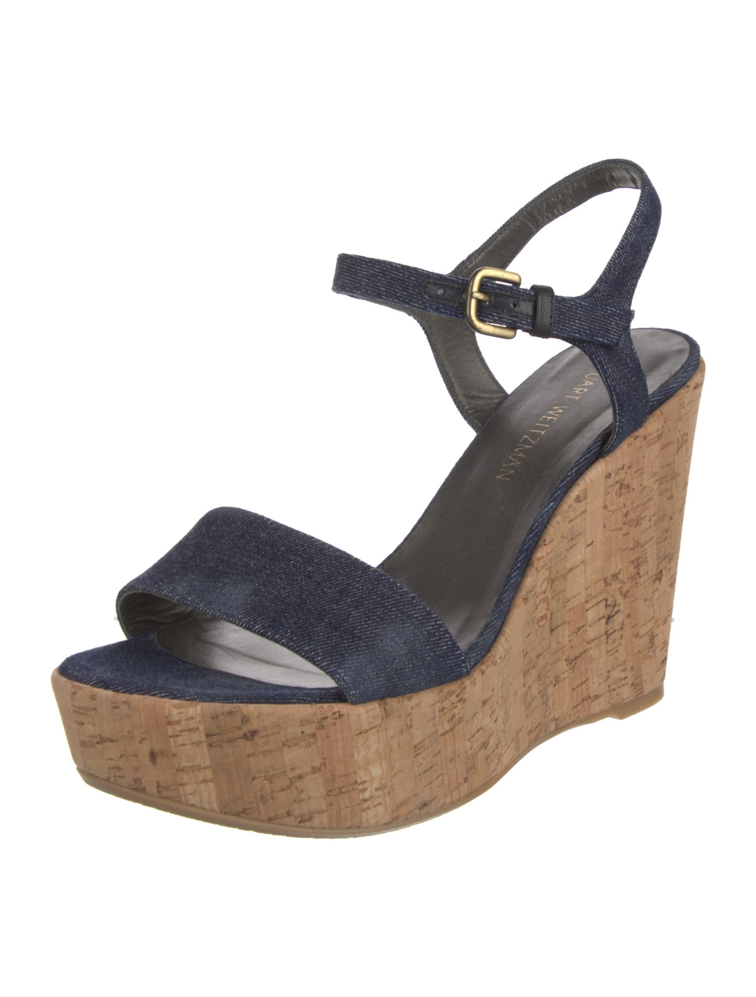 Stuart Weitzman Denim Sandals