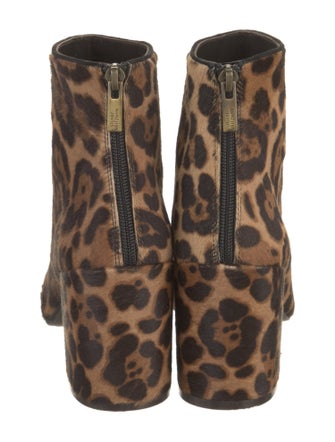 Stuart Weitzman Ponyhair Animal Print Boots
