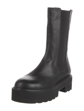 Stuart Weitzman Leather Chelsea Boots