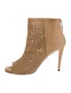 Stuart Weitzman Suede Patterned Boots